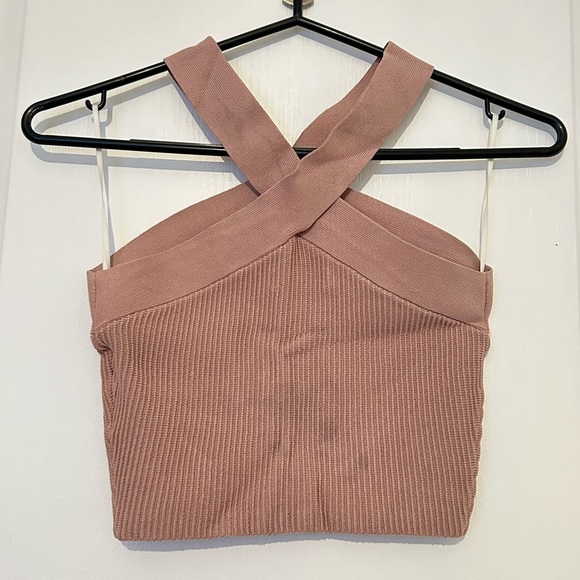 Aritzia babaton sculpt knit criss cross top - Picture 3 of 4